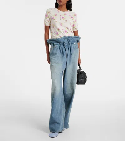 Loewe Flamenco High-rise Wide-leg Jeans