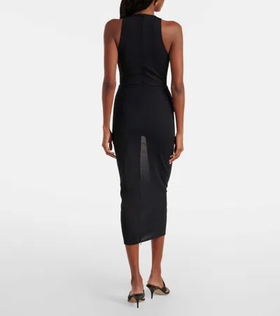 Alex Perry Sheer Midi Dress