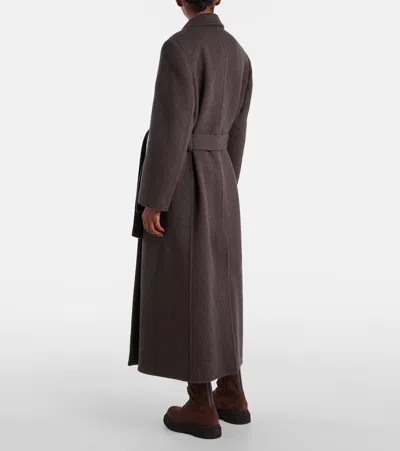 Brunello Cucinelli Wool And Cashmere Wrap Coat