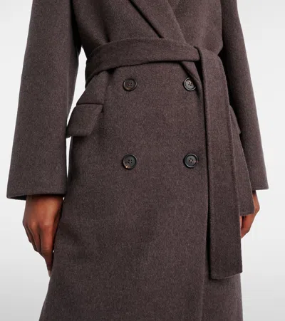 Brunello Cucinelli Wool And Cashmere Wrap Coat