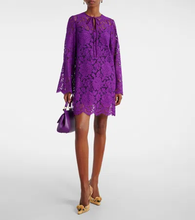 Dolce & Gabbana Lace Minidress