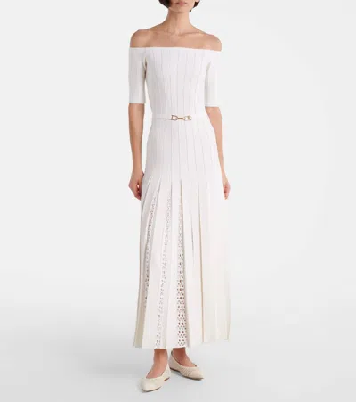 Gabriela Hearst Ribbed-knit Wool And Silk Maxi Dress