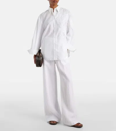 Brunello Cucinelli Cotton Sweatpants In White