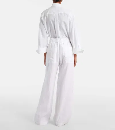 Brunello Cucinelli Cotton Sweatpants In White