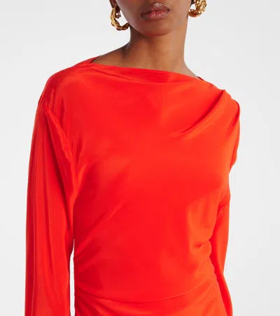 Sir Fresca Silk Crêpe De Chine Maxi Dress