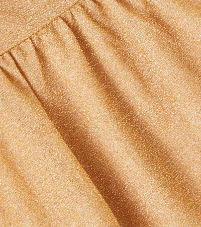 Oseree Oséree Kids Osemini Lumière Top In Brown