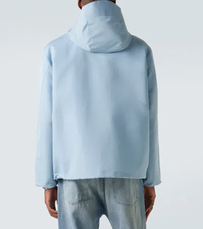 Givenchy Logo Technical Jacket In Blue