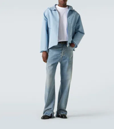 Givenchy Logo Technical Jacket In Blue
