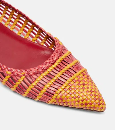 Gabriela Hearst Aurora Woven Leather Ballet Flats