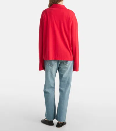 The Row Roddie Cotton Jersey Polo Shirt
