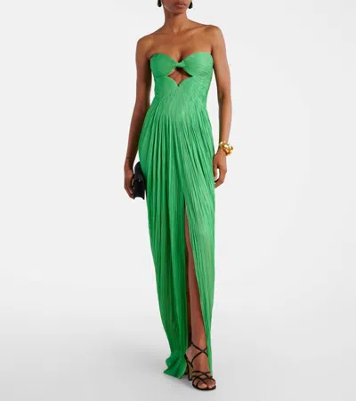 Maria Lucia Hohan Stephanie Cutout Silk Tulle Corset Gown