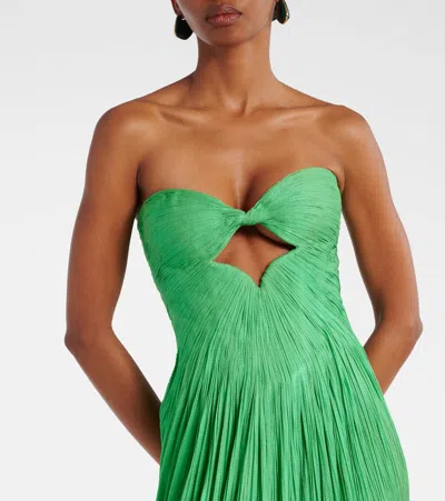 Maria Lucia Hohan Stephanie Cutout Silk Tulle Corset Gown