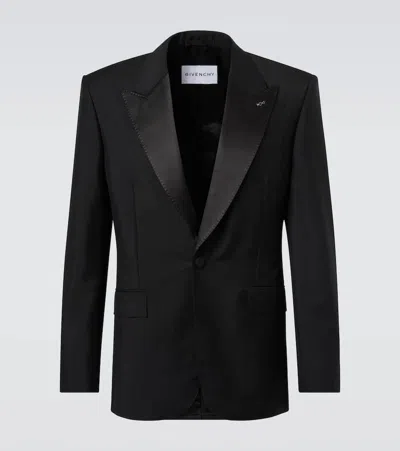 Givenchy Wool And Mohair Blazer In Black