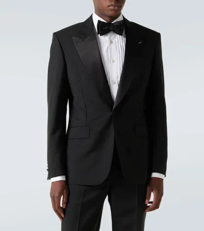 Givenchy Wool And Mohair Blazer In Black