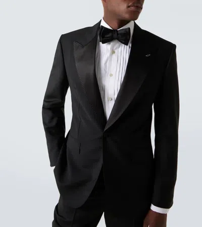 Givenchy Wool And Mohair Blazer In Black