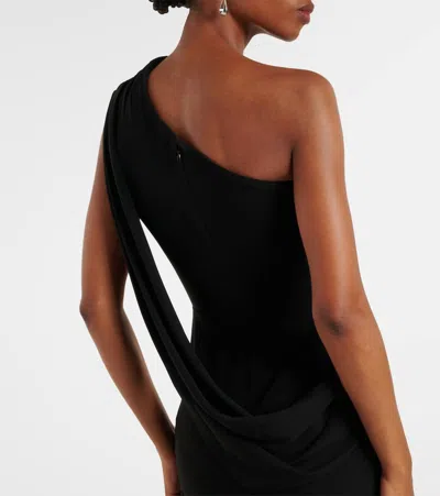 Alex Perry Draped One-shoulder Crêpe Gown