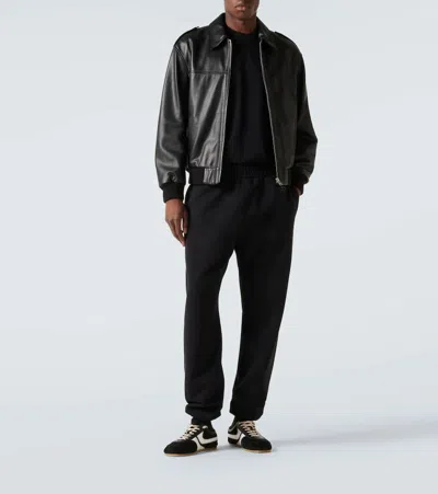 Givenchy Black Crewneck T-shirt With Logo Patch On The Front In Cotton Man