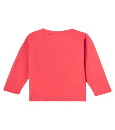 Stella Mccartney Baby Printed Cotton Jersey Sweatshirt In Red