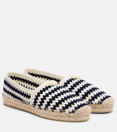 Prada Espadrilles Aus Häkelstrick