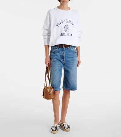 Prada Espadrilles Aus Häkelstrick