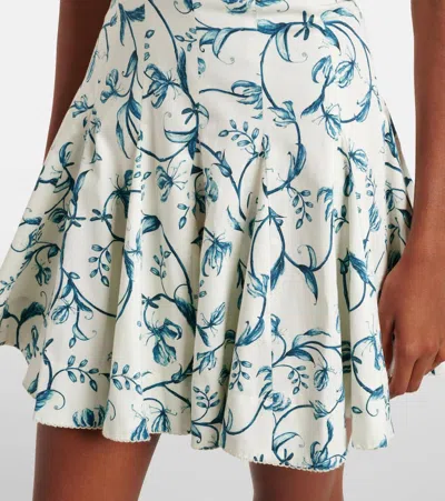 Agua By Agua Bendita Caudal Strapless Cotton-blend Minidress
