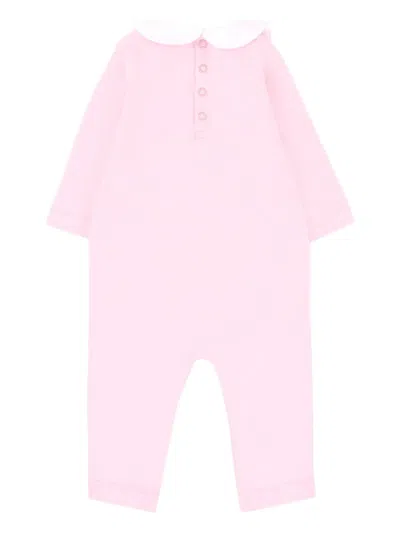 Palm Angels Cotton Babygrow (set Of Three Pieces) In Pink