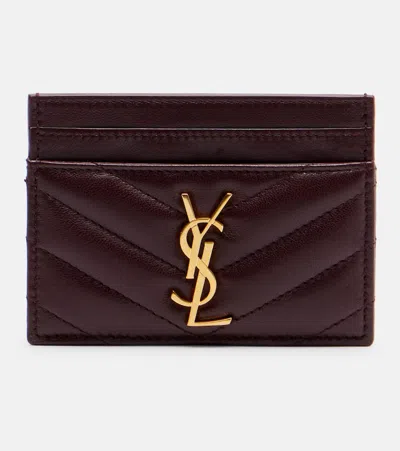 Saint Laurent Cassandre Matelassé Leather Card Case