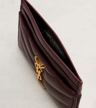 Saint Laurent Cassandre Matelassé Leather Card Case