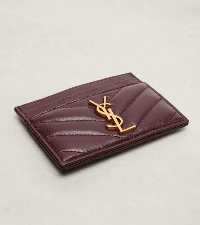 Saint Laurent Cassandre Matelassé Leather Card Case