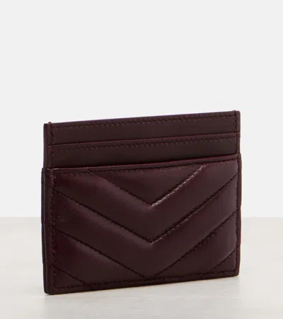 Saint Laurent Cassandre Matelassé Leather Card Case