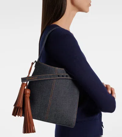 Givenchy Schultertasche Voyou Mini Aus Denim