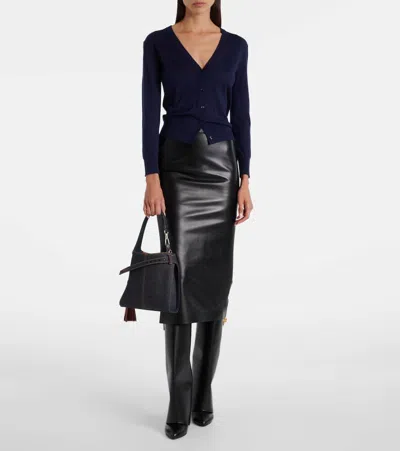 Givenchy Schultertasche Voyou Mini Aus Denim