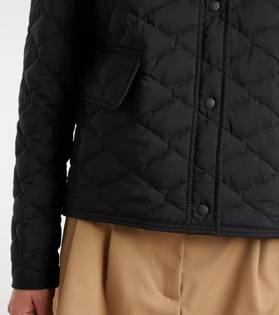 Moncler Citno Quilted Down Jacket In Black