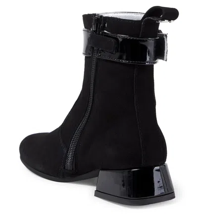 Monnalisa Stiefeletten Mit Glänzender Schnalle In Black