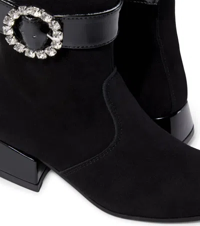 Monnalisa Stiefeletten Mit Glänzender Schnalle In Black