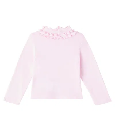 Monnalisa Baby Verziertes Hemd In Pink