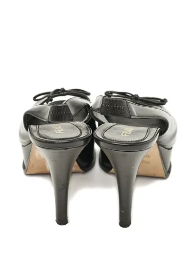 Pre-owned Fendi 100mm Platform Pumps