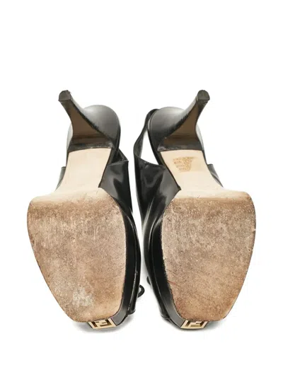 Pre-owned Fendi 100mm Platform Pumps