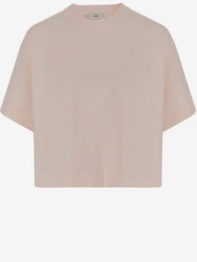 Autry Embroidered-logo T-shirt In Gray