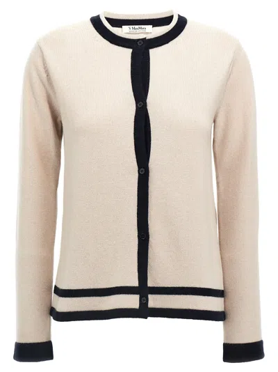 Max Mara Ere Sweaters And Cardigans Beige In Gray