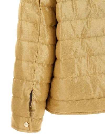 Herno Crio Casual Jackets And Parka Gold In Neutral