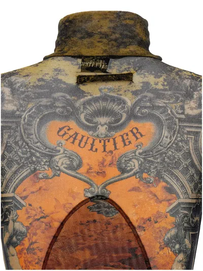 Jean Paul Gaultier Graphic Print Bodysuit