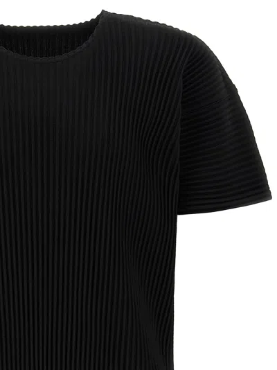 Issey Miyake Black Basics T-shirt In Black