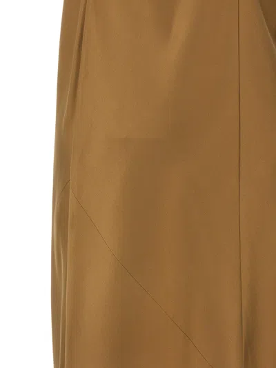 Max Mara Brown Banio Dress In Brown