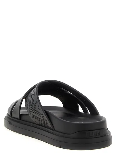 Fendi Crossed Band Slides