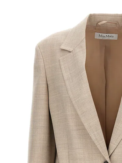 Max Mara 'rosi' Blazer In Brown