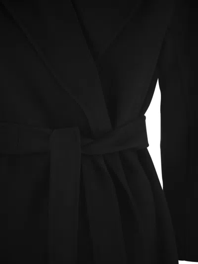 S Max Mara Messi Belted Virgin Wool Coat