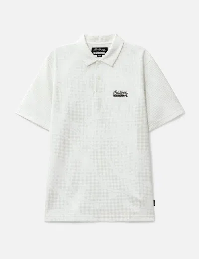 Neighborhood Nh X Malbon Golf . Course Camo Pattern Polo Short Sleeve