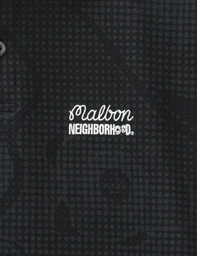 Neighborhood Nh X Malbon Golf . Course Camo Pattern Polo Short Sleeve