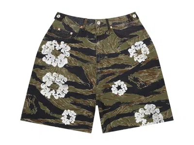 Pre-owned Denim Tears Men's  Tiger Camo Cw Short